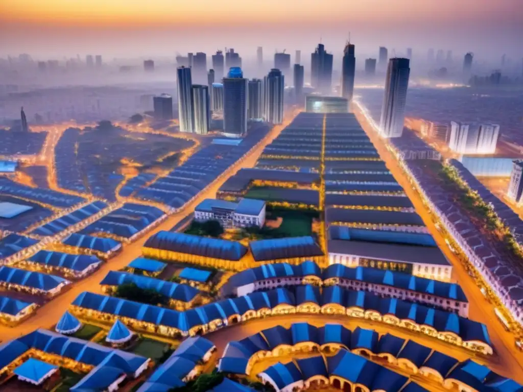 Metrópolis vibrante: real estate en África Subsahariana Vibrante escena urbana en África Subsahariana, ideal para inversiones inmobiliarias en la región