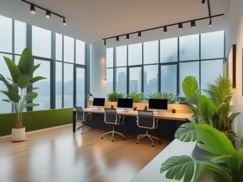 Espacio de coworking internacional vibrante y moderno con digital nomads Un vibrante espacio de coworking internacional para nómadas digitales, lleno de diversidad y productividad