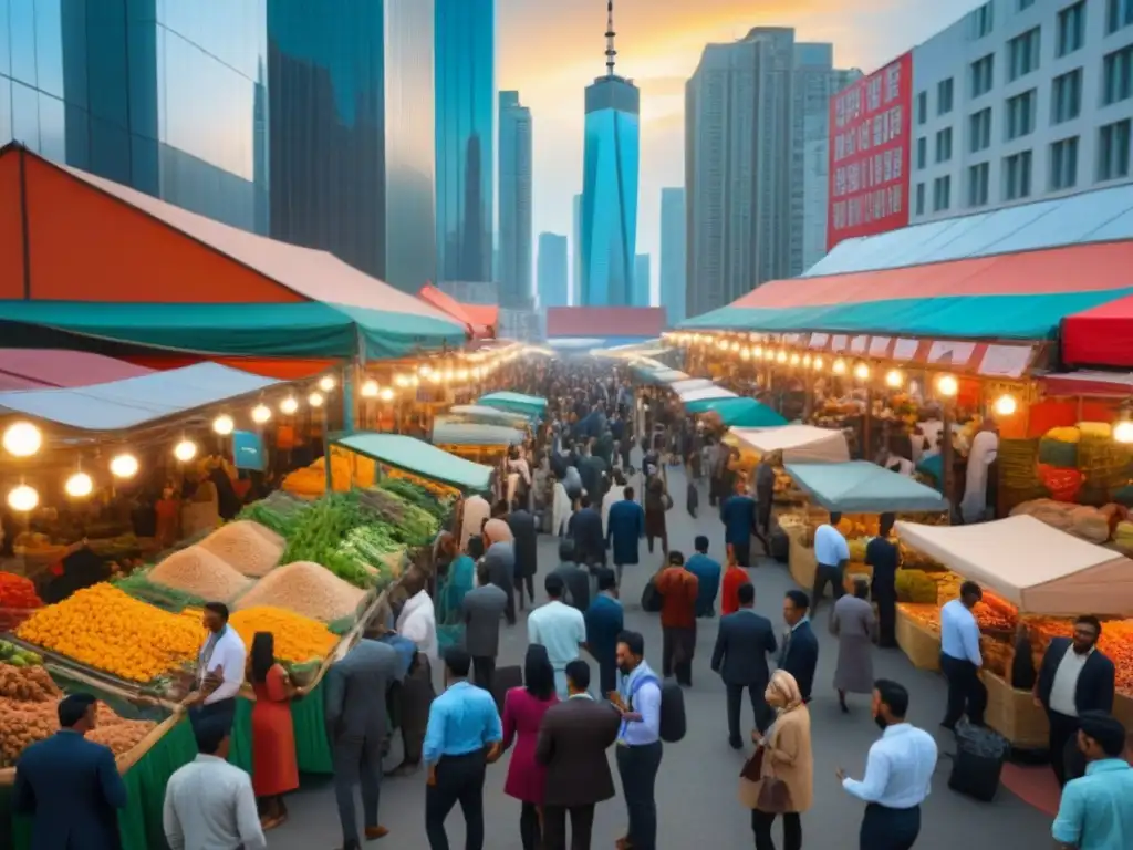 Mercado inmobiliario: inversores en ciudad emergente Un vibrante mercado inmobiliario emergente lleno de oportunidades de inversión y diversidad cultural
