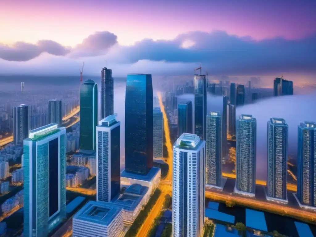 Blockchain revoluciona mercado inmobiliario global Un vibrante mercado inmobiliario internacional fusionado con blockchain