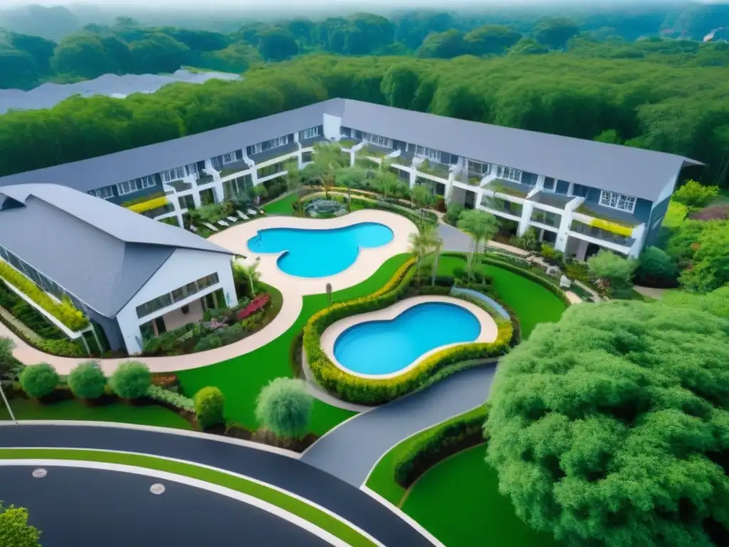 Comunidad de lujo para mayores: arquitectura moderna en entorno natural Vibrante comunidad senior en mercado inmobiliario internacional