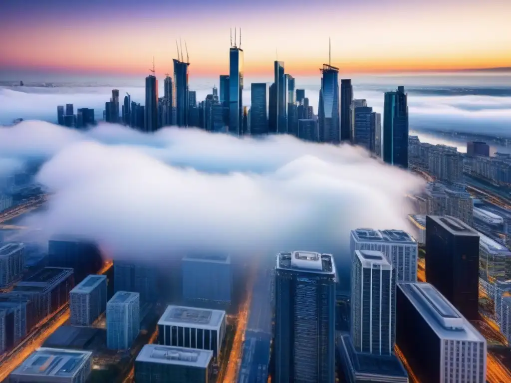 Metrópolis global: arquitectura diversa en 8k Un vibrante paisaje urbano global con diversidad arquitectónica, reflejando el mercado inmobiliario internacional y sus regulaciones