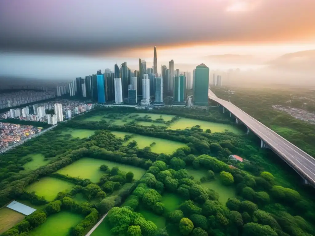 Panorama urbano vibrante en América Latina: oportunidades de inversión inmobiliaria en ciudad secundaria Un vibrante panorama urbano en América Latina, ideal para inversiones inmobiliarias en ciudades secundarias