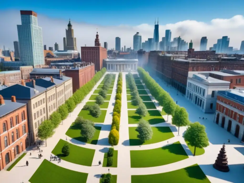 Metamorfosis urbana: mezcla de historia y modernidad en una ciudad revitalizada La vibrante transformación postindustrial de la ciudad con inversiones inmobiliarias internacionales
