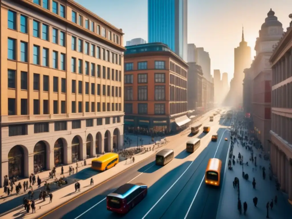 Metrópolis en transición: progreso, innovación y oportunidad Vibrante metrópolis en transición con potencial inmobiliario en economías emergentes