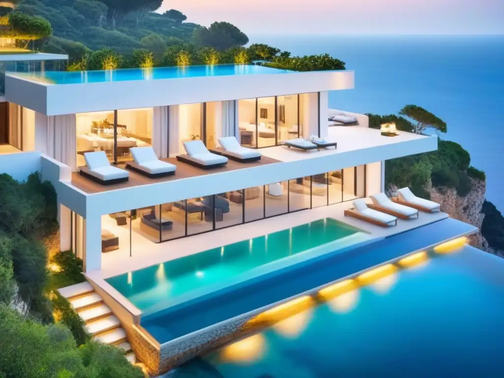 Villa de lujo en acantilado con vistas al mar Villa de lujo en acantilado con vistas al mar Mediterráneo, ideal para influencers en bienes raíces internacionales