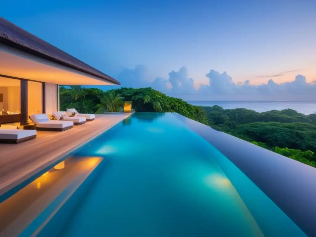 Villa de lujo frente al mar con piscina infinita y diseño moderno Villa de lujo frente a la playa con piscina infinita, diseño moderno y acceso privado a la playa