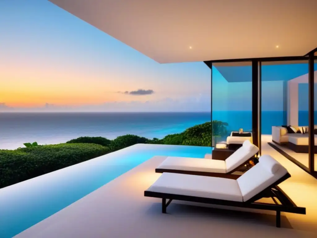 Villa de lujo frente al mar con piscina infinita privada y vistas panorámicas Villa de lujo frente al mar con impacto económico en villas vacacionales costeras