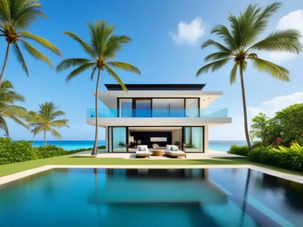 Villa de lujo frente al mar en paraíso tropical Villa de lujo frente al mar con piscina infinita privada en paraíso tropical, ideal para inversión en tiempo compartido lujo