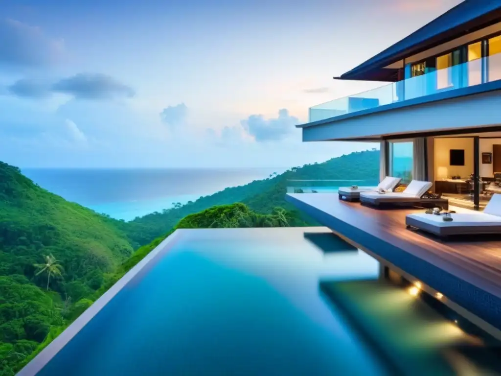 Villa de lujo con piscina infinita en Phuket: un paraíso tropical Una villa de lujo con piscina infinita en Phuket, Tailandia