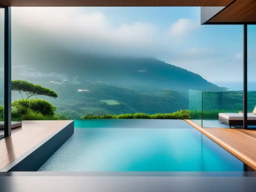 Villa moderna de lujo: diseño arquitectónico y naturaleza Una villa moderna de lujo con arquitectura elegante y naturaleza exuberante, ideal para Casas Patrimonio de la Humanidad