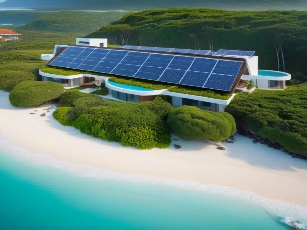 Villas sostenibles en paraíso costero: lujo y ecoconciencia Villas ecofriendly en costa paradisíaca unen lujo y conciencia ambiental