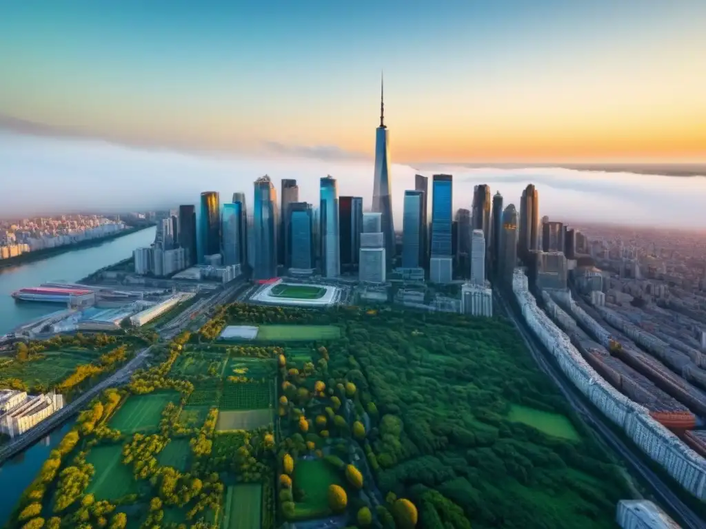 Panorámica urbana: diversidad de paisajes citadinos en 8K Vista aérea detallada de ciudades de diferentes países, mostrando diversidad arquitectónica y regulaciones de uso suelo mercado inmobiliario