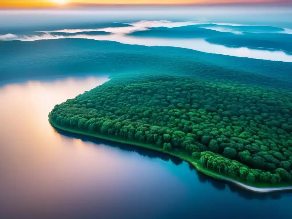 Oportunidades de inversión: tierras vírgenes esperando tu visión Una vista aérea impresionante de extensos terrenos sin desarrollar, con potencial para invertir en desarrollo y crecimiento