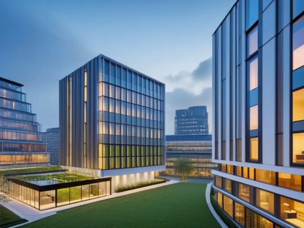 Comparativa LEED vs Vista detallada de edificios certificados LEED y BREEAM, resaltando diseño sostenible