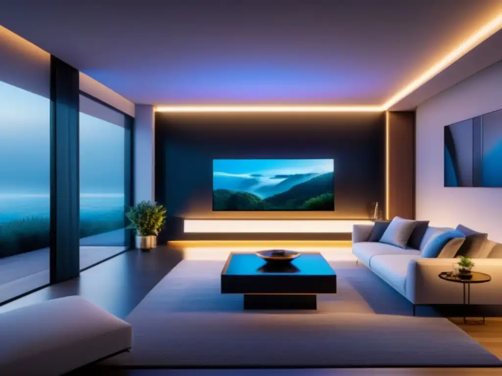Vista detallada de una elegante casa inteligente para inversores internacionales