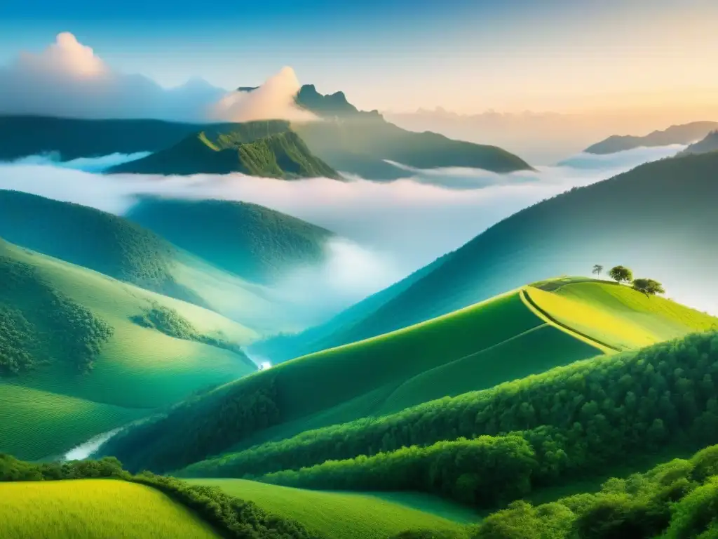 Paraíso natural: tierras vírgenes llenas de vida y magia Vista panorámica de terrenos sin desarrollar con exuberante naturaleza y vida silvestre, ideal para inversiones inmobiliarias internacionales